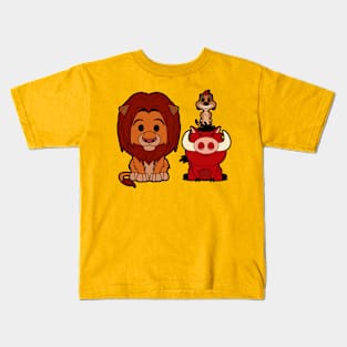 Timon Simba Pumba Kids T-Shirt